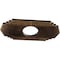 Ekena Millwork Chrysler Architectural Grade PVC Pierced Medallion, 40"W x 20"H x 10 1/2"ID x 1"P, Antiqued Bronze CMPP40X20CSABZ - alternate 2